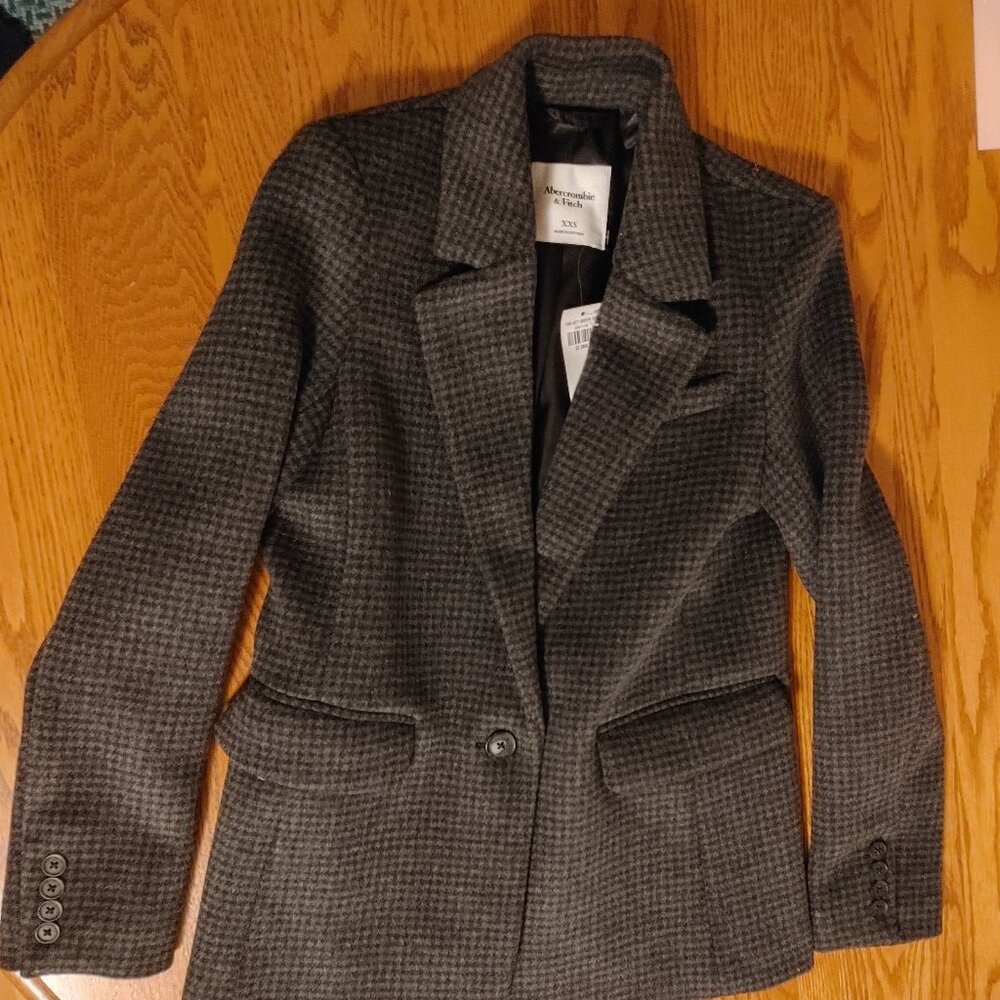 Oversized wool blazer/jacket (Abercrombie and Fitch, XXS)